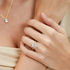 Crushed Ice Radiant Cut 925 Silver Ring Bracelet Necklace Earrings - 12 Colours!