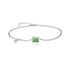 Crushed Ice Radiant Cut 925 Silver Ring Bracelet Necklace Earrings - 12 Colours!