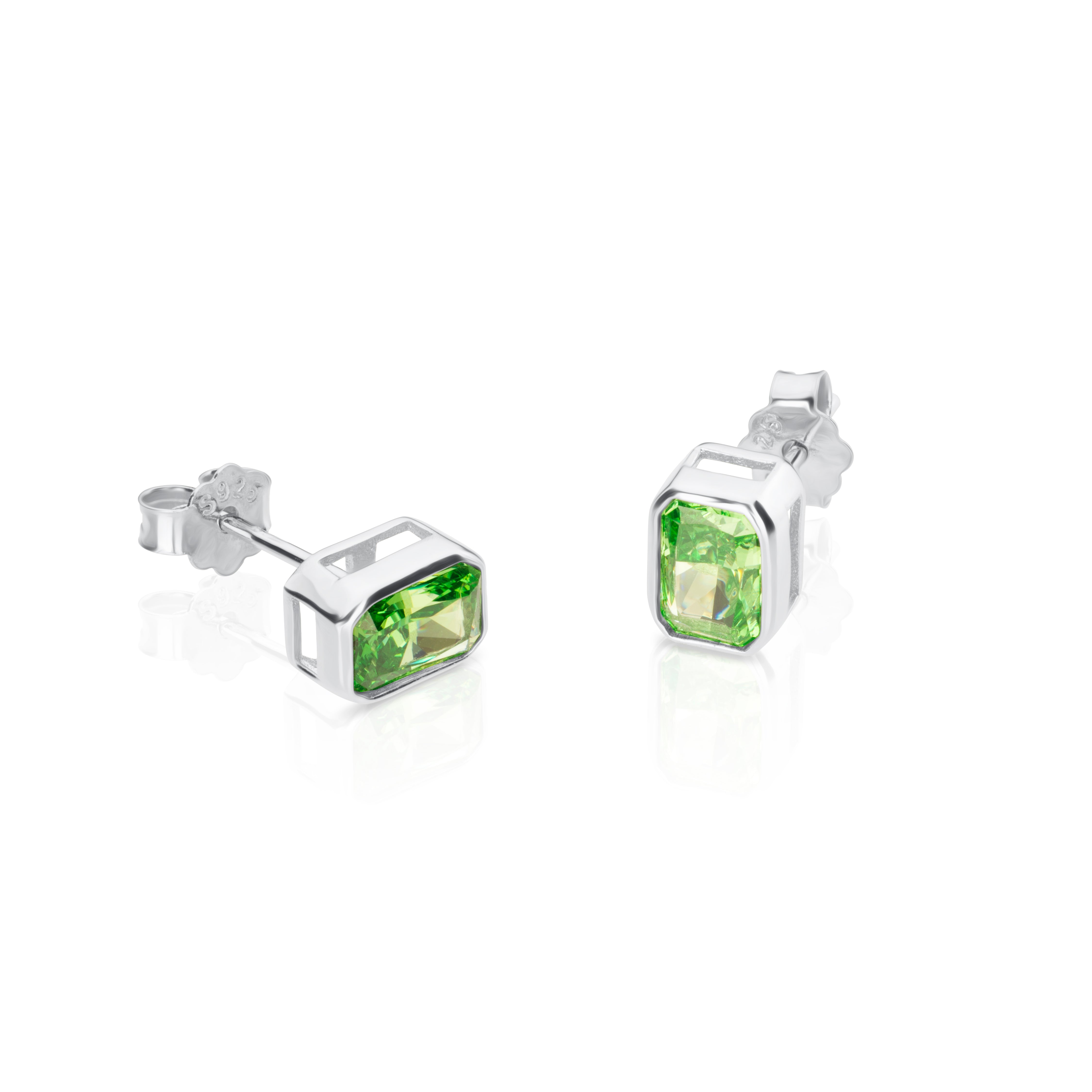 Crushed Ice Radiant Cut 925 Silver Ring Bracelet Necklace Earrings - 12 Colours!
