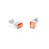 Crushed Ice Radiant Cut 925 Silver Ring Bracelet Necklace Earrings - 12 Colours!
