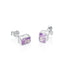 Crushed Ice Radiant Cut 925 Silver Ring Bracelet Necklace Earrings - 12 Colours!