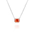 Crushed Ice Radiant Cut 925 Silver Ring Bracelet Necklace Earrings - 12 Colours!