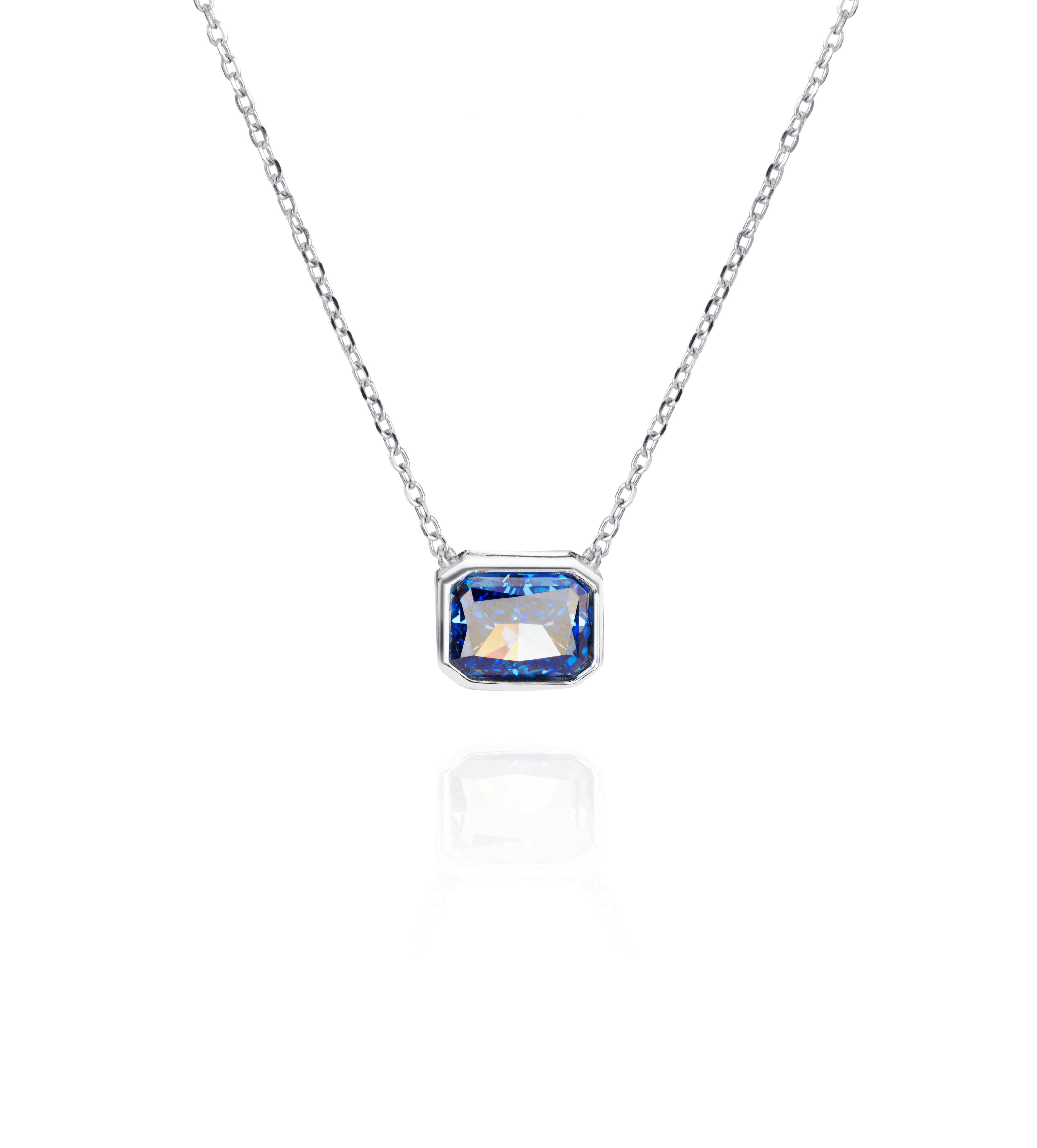 Crushed Ice Radiant Cut 925 Silver Ring Bracelet Necklace Earrings - 12 Colours!