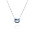 Crushed Ice Radiant Cut 925 Silver Ring Bracelet Necklace Earrings - 12 Colours!