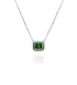Crushed Ice Radiant Cut 925 Silver Ring Bracelet Necklace Earrings - 12 Colours!
