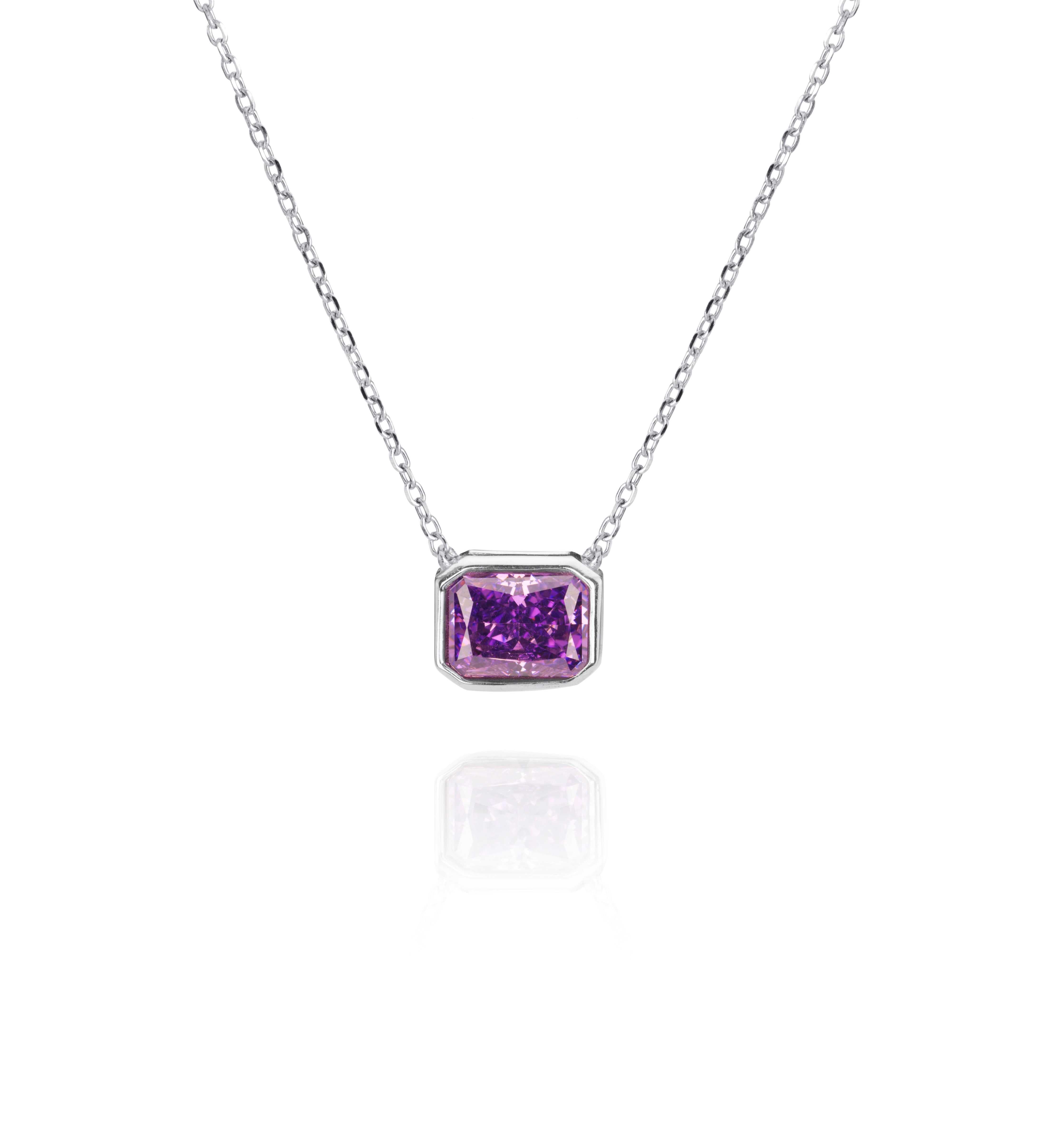 Crushed Ice Radiant Cut 925 Silver Ring Bracelet Necklace Earrings - 12 Colours!