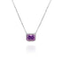 Crushed Ice Radiant Cut 925 Silver Ring Bracelet Necklace Earrings - 12 Colours!