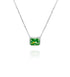 Crushed Ice Radiant Cut 925 Silver Ring Bracelet Necklace Earrings - 12 Colours!