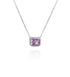 Crushed Ice Radiant Cut 925 Silver Ring Bracelet Necklace Earrings - 12 Colours!