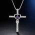 Cross Infinity Crystal Necklace - 10 Colours