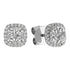 925 Sterling Silver 1-2 Carat Moissanite Stud Earrings