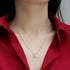 925 Sterling Silver 1 Carat Moissanite Diamond Starry  Necklace