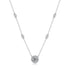 925 Sterling Silver 1 Carat Moissanite Diamond Starry  Necklace