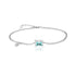 Crushed Ice Radiant Cut 925 Silver Ring Bracelet Necklace Earrings - 12 Colours!