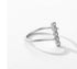 5 Stone Solitaire Ring 925 Sterling Silver