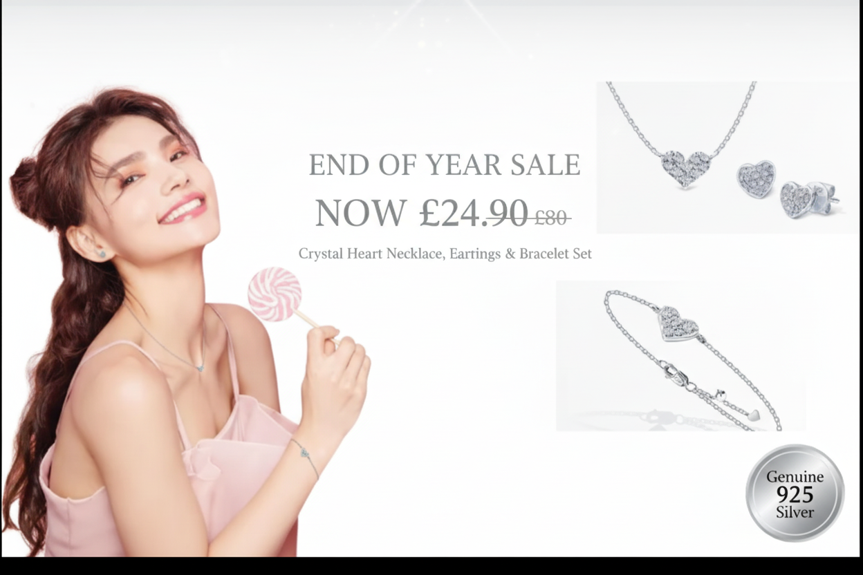 End of Year Sale Heart Set 24.90