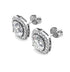 925 Sterling Silver 1-2 Carat Moissanite Stud Earrings