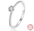 925 Sterling Silver Simple Solitaire Adjustable Ring!