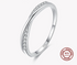 925 Sterling Silver Entwined Twist Ring Adjustable!