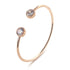 Attract Open Bangle Rose Gold