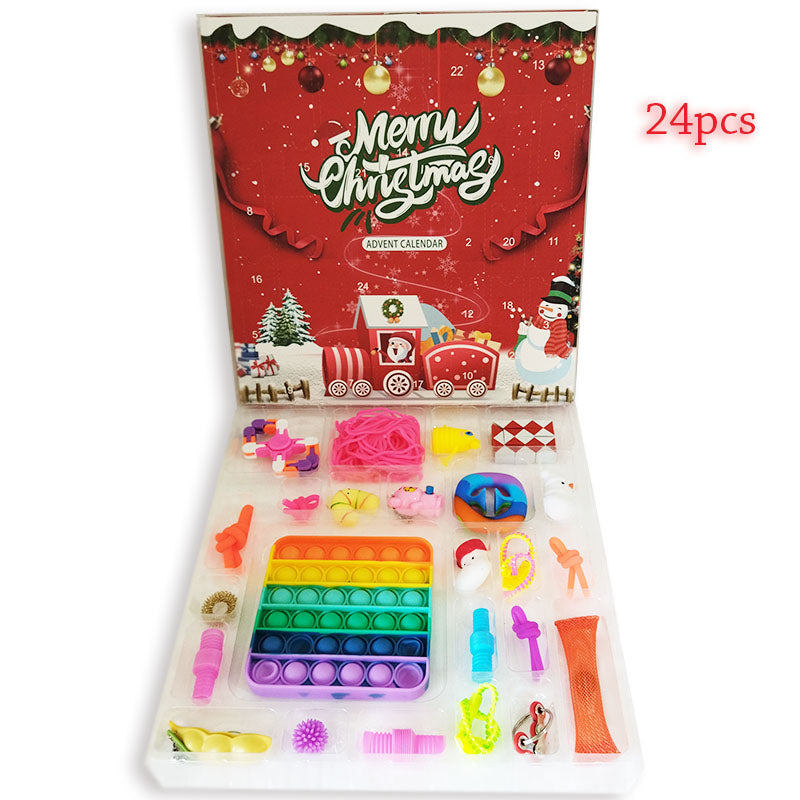 Boys & Girls Christmas Set 24 Pack Fidget Toys Advent Calendar