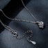 1CT&2CT Moissanite Necklace Hearts & Arrows Cutting  with GRA g 925 Sterling Silver