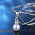 Pearl & Crystal Pendant Necklace