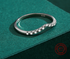 925 Sterling Silver Sparkling Wishbone Adjustable Ring!