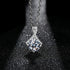 Moissanite Necklace Round Solitaire Pendant 925 Sterling Silver 1 Carat