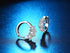 Cubic Zirconia Huggie Hoop Earring