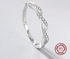 925 Sterling Silver Infinity Entwined Ring Adjustable