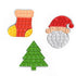 3 Pack Christmas Puzzle Pop Sensory Bubble Fidget Toys